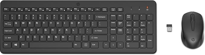 HP 330 trådløst tastatur- og musekombinasjon | 2,4 GHz trådløs tilkobling med USB