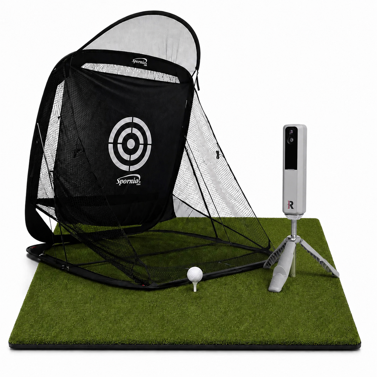 Spornia SPG-7 Golftreningsnett Rapsodo MLM2 Pro-pakke