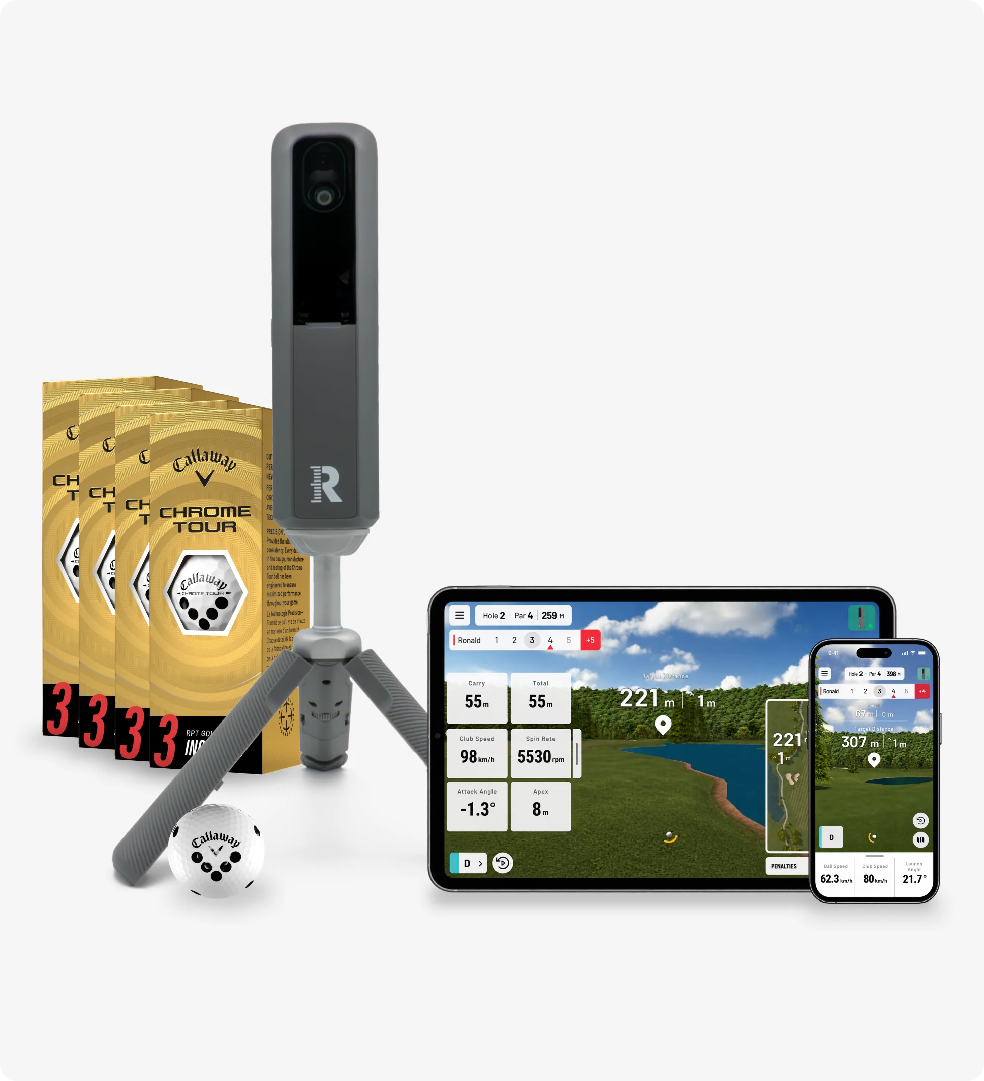 Rapsodo MLM2Pro hjemmegolfsimulator-pakke