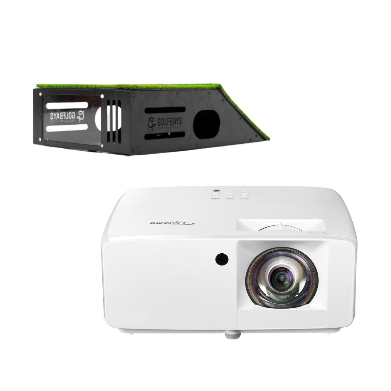 Optoma ZH451ST projektor + GolfBays gulvmonteringskoffert