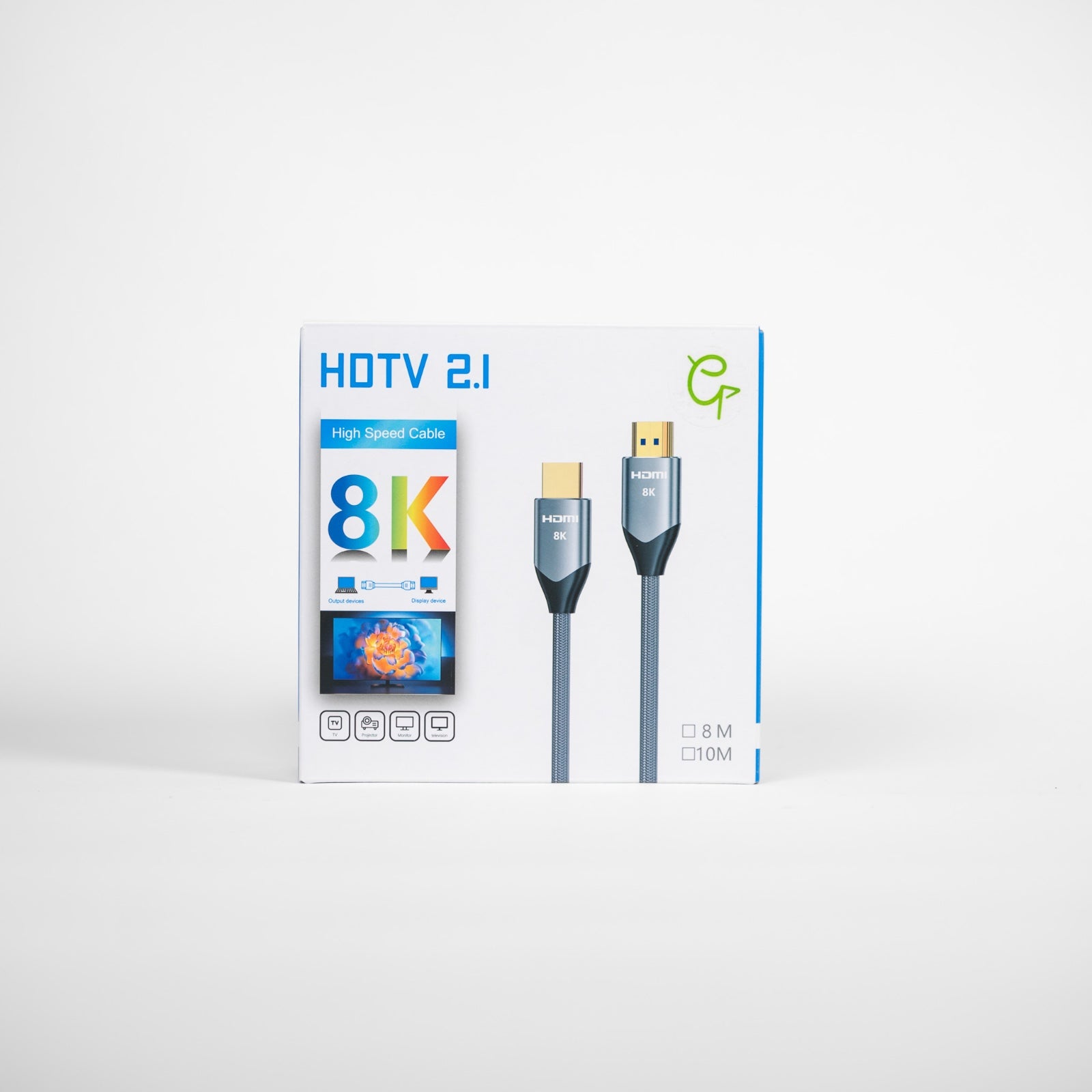 GolfBays 4K/8K HDMI 2.1-kabel 10 m