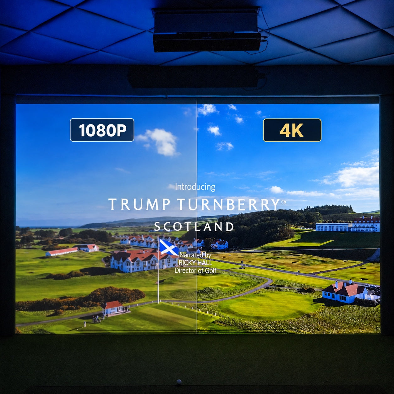 Golfbays Pro+ Golfsimulator slagduk 4K
