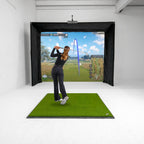 GolfBays Lux golf simulator slaginnhegning