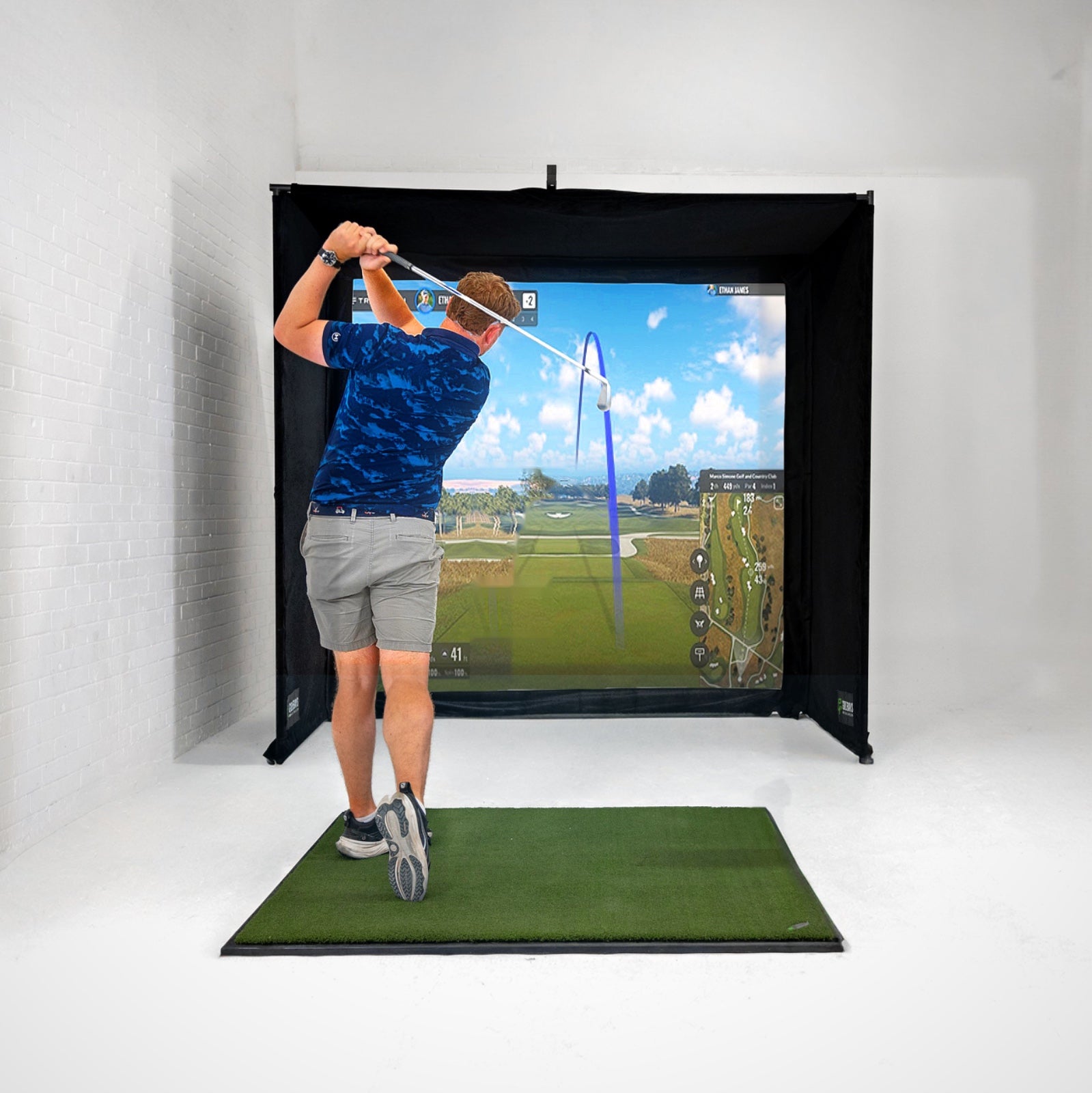 SimBox Golf Simulator-innkapsling - 7 størrelser